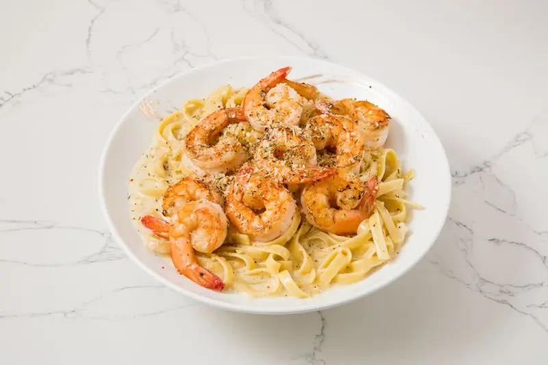 Shrimp Scampi Pasta at Pronto Pasta & More Italian Restaurant in New York