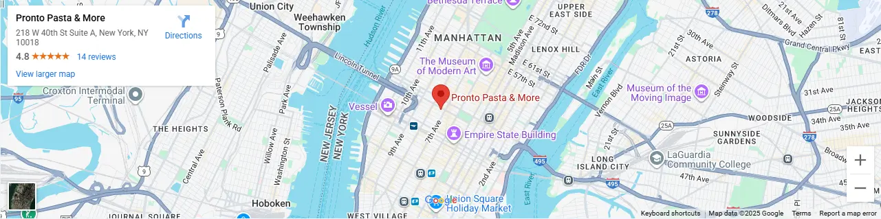 Location 218 W 40th St Suite A, New York, NY 10018